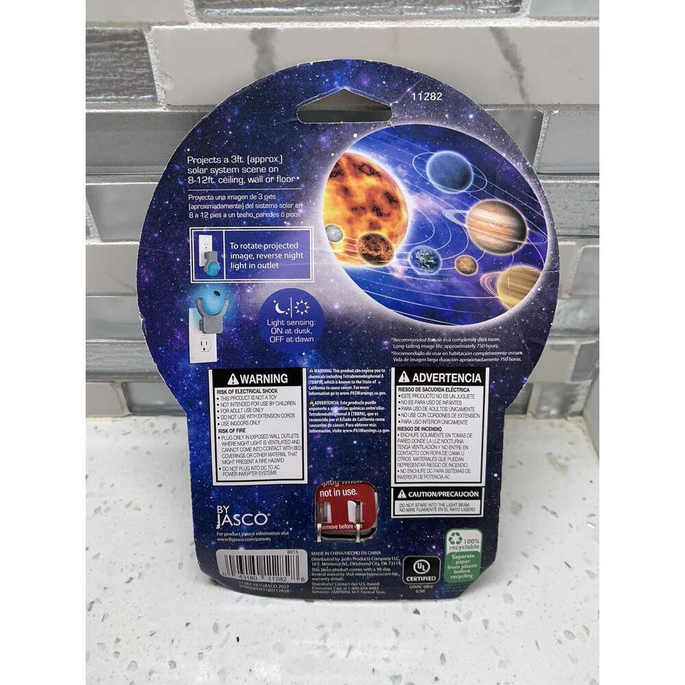 Projectables Solar System LED Plug-In Night Light Dusk to Dawn 11282 NEW! - Picture 3 of 3